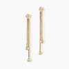 Boucles D'oreilles Pendantes Assiba Or Jaune