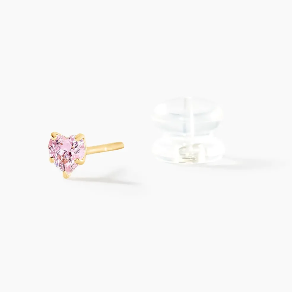 Boucles D'oreilles Puces Daria Or Jaune Oxyde