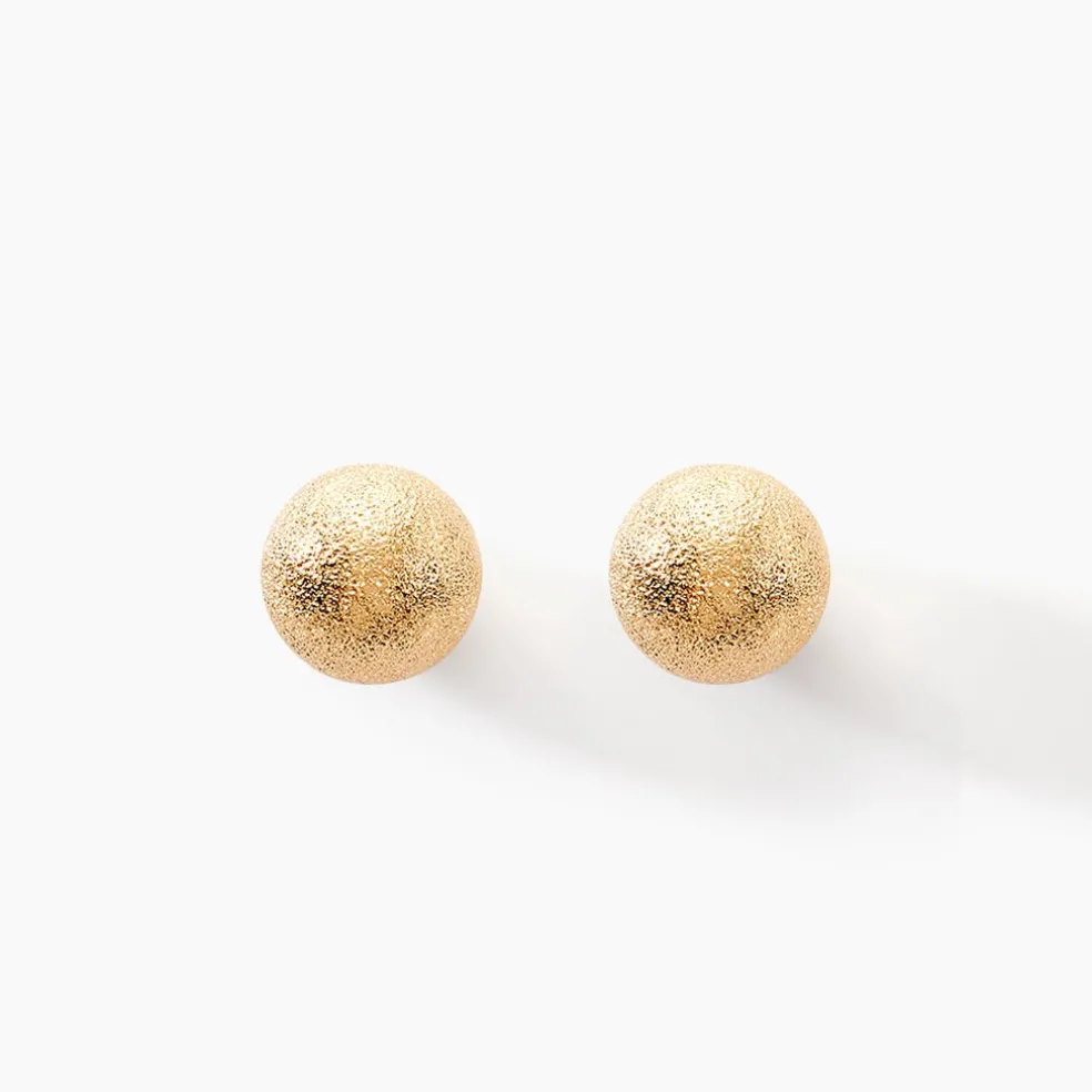 Boucles D'oreilles Puces Fidelia Or Jaune
