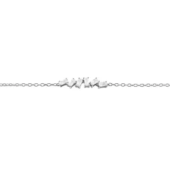 Bracelet Adonia Argent Blanc Oxyde De Zirconium