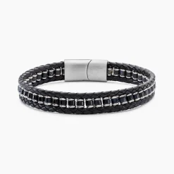 Bracelet Alassio Acier Blanc Oeil De Tigre