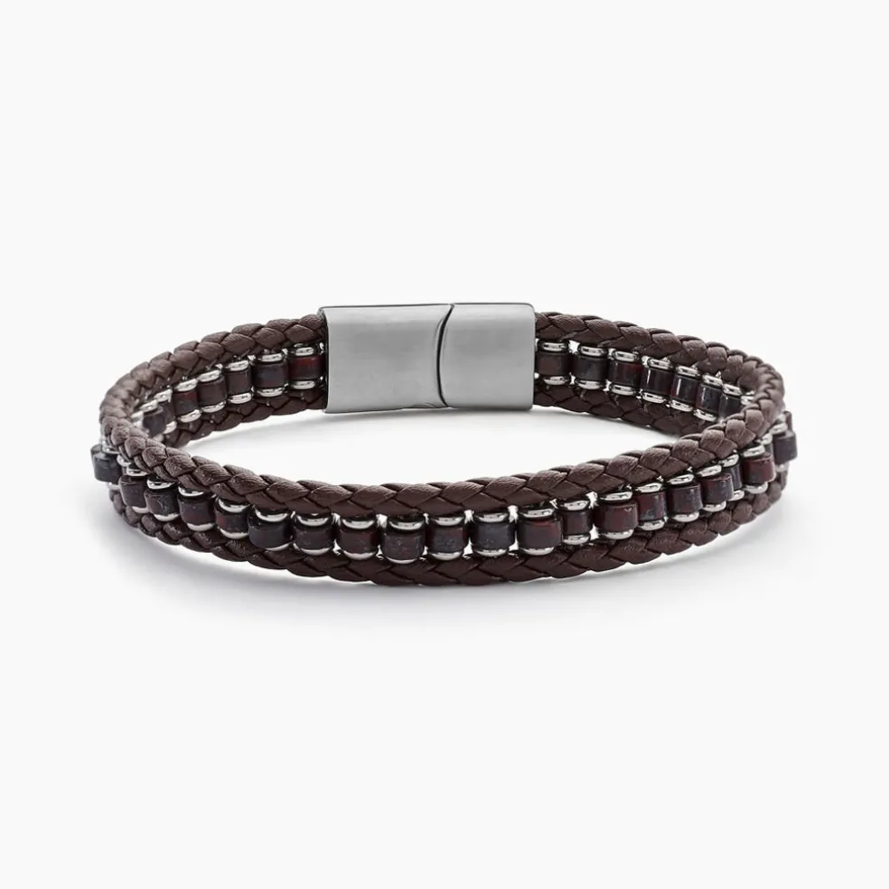 Bracelet Alassio Acier Blanc Pierre
