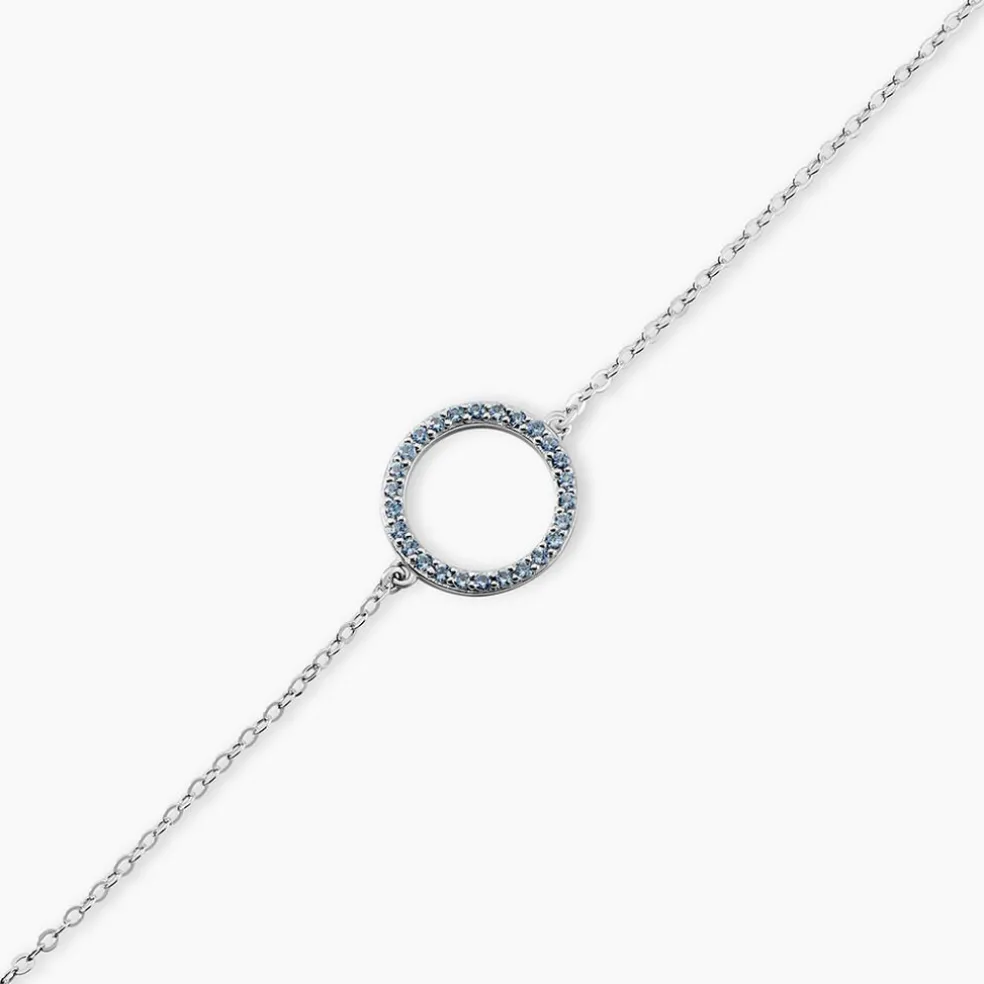 Bracelet Ambroisie Argent Blanc Oxyde De Zirconium