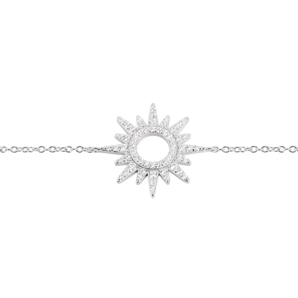 Bracelet Anaiz Argent Blanc Oxyde De Zirconium
