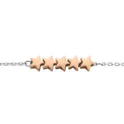 Bracelet Argent Bicolore Manya