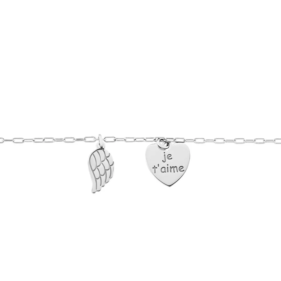 Bracelet Argent Blanc Laios