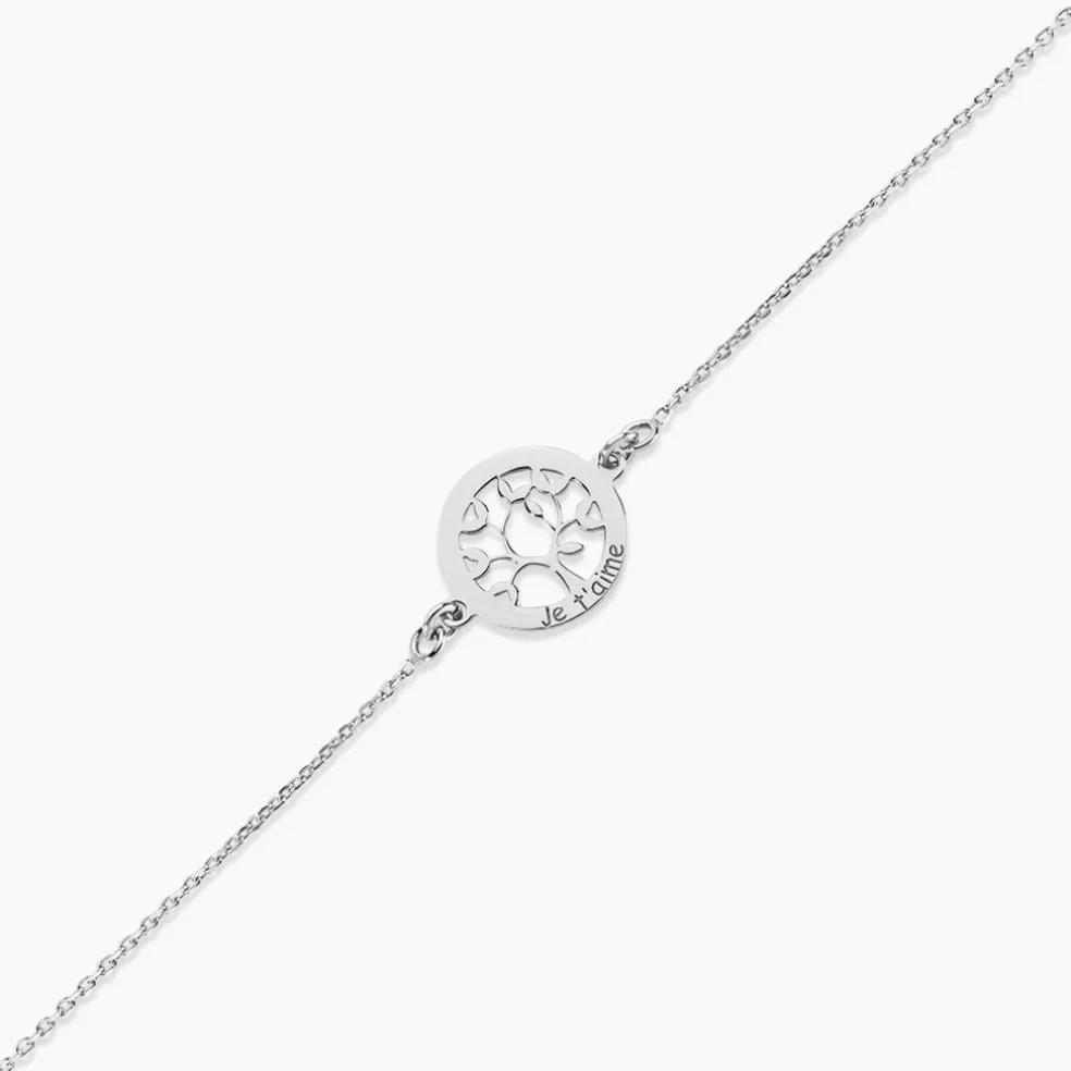 Bracelet Argent Blanc Vroon
