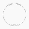 Bracelet Argent Blanc Winter Sweetness Oxyde De Zirconium