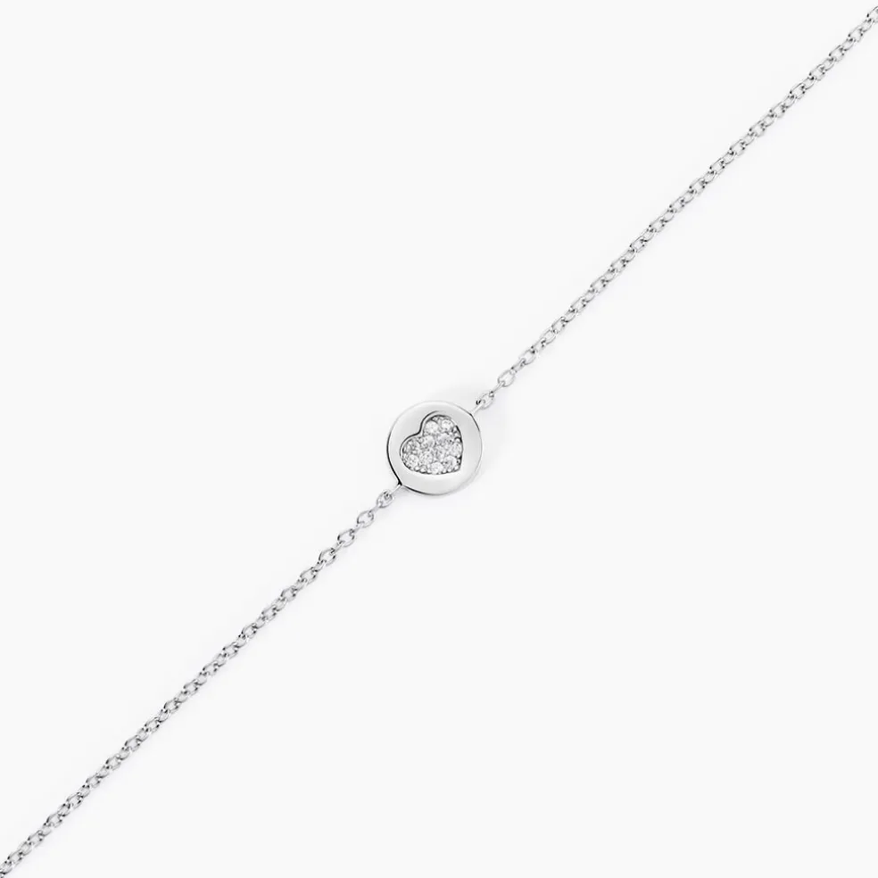 Bracelet Argent Chaker Oxydes De Zirconium