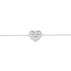 Bracelet Argent Helenius Oxydes De Zirconium