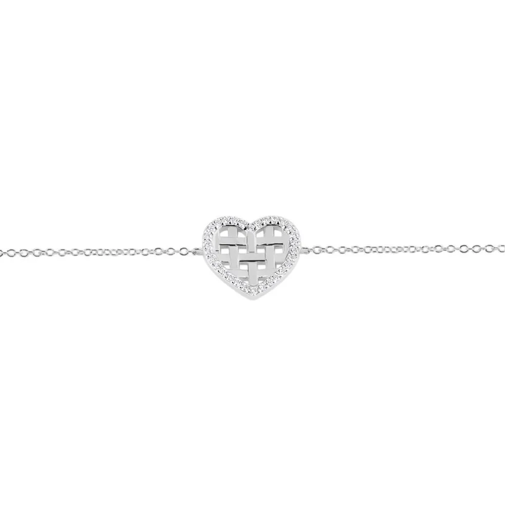 Bracelet Argent Helenius Oxydes De Zirconium