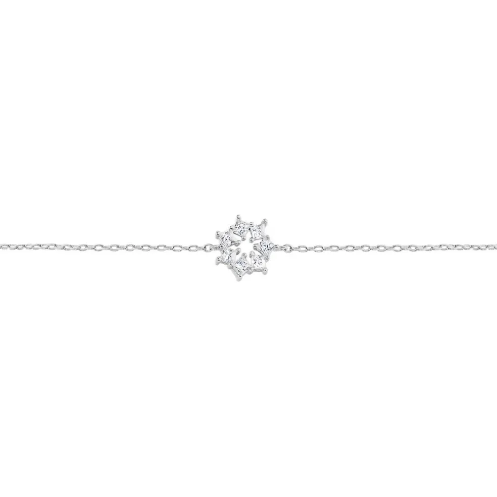 Bracelet Argent Henrick Oxydes De Zirconium