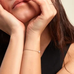 Bracelet Argent Lylwenn Oxydes De Zirconium