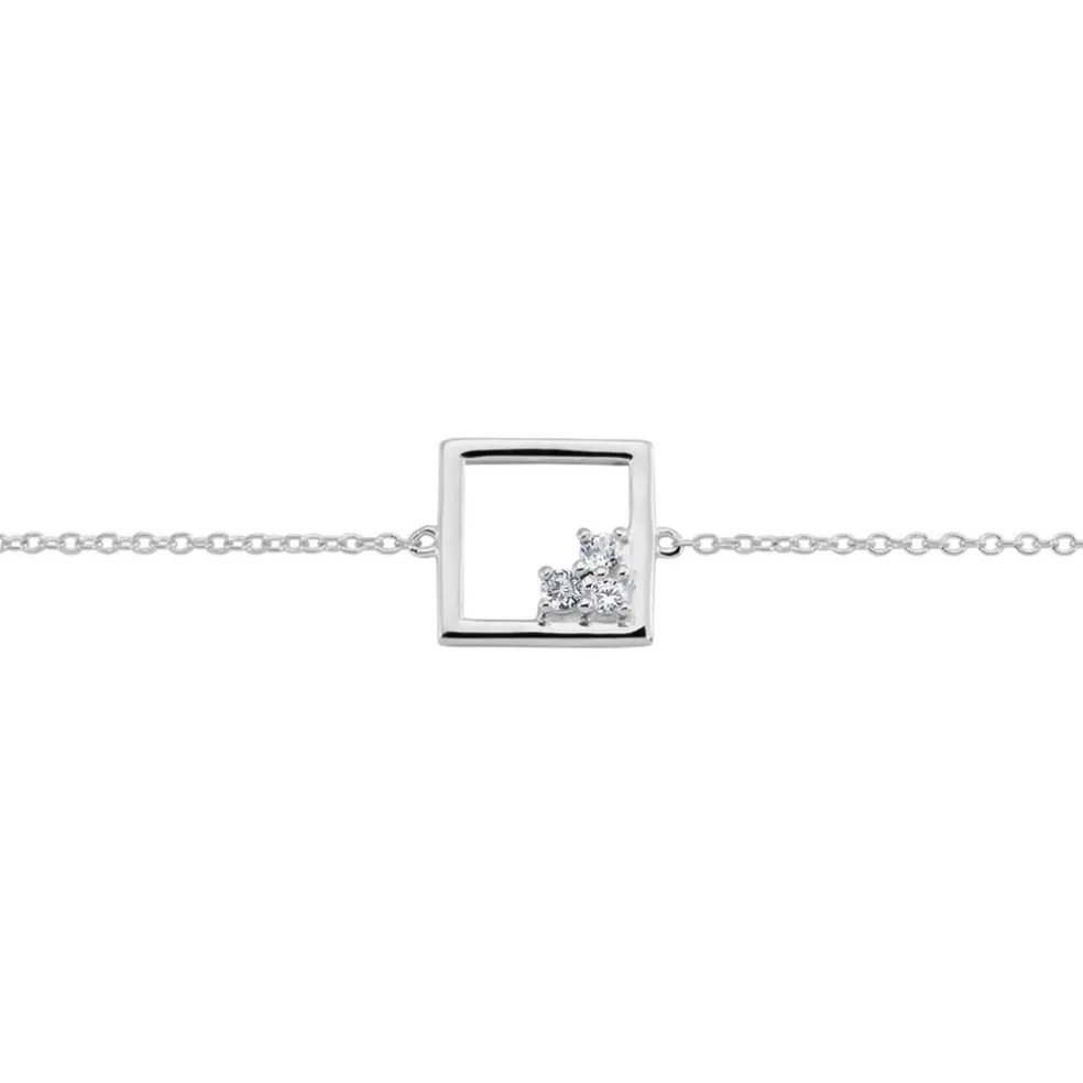 Bracelet Argent Mettild Oxydes De Zirconium