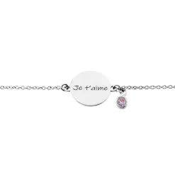 Bracelet Argent Prew Oxyde De Zirconium