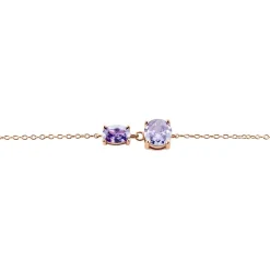 Bracelet Argent Rose Brenna Oxyde De Zirconium