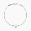 Bracelet Argent Shelan Oxydes De Zirconium