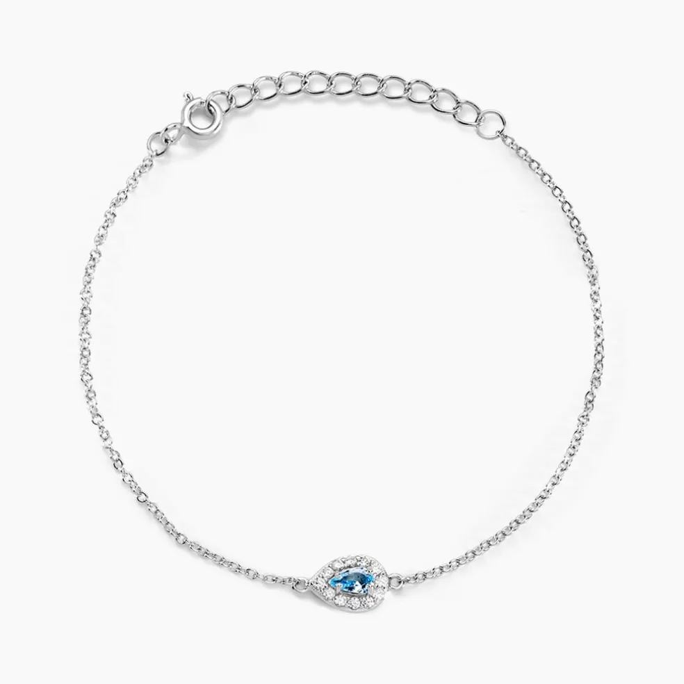 Bracelet Argent Tania Oxydes De Zirconium