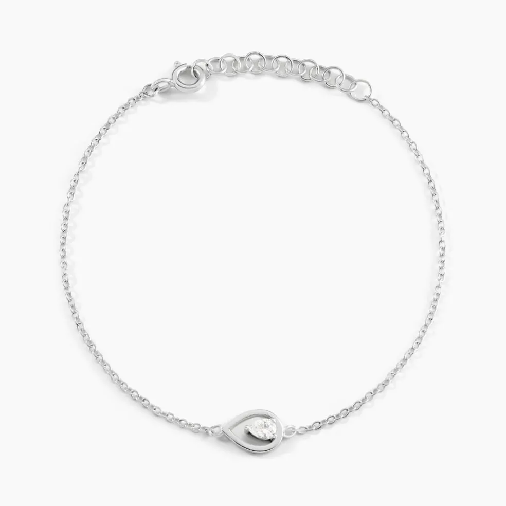 Bracelet Argent Temusio Oxydes De Zirconium