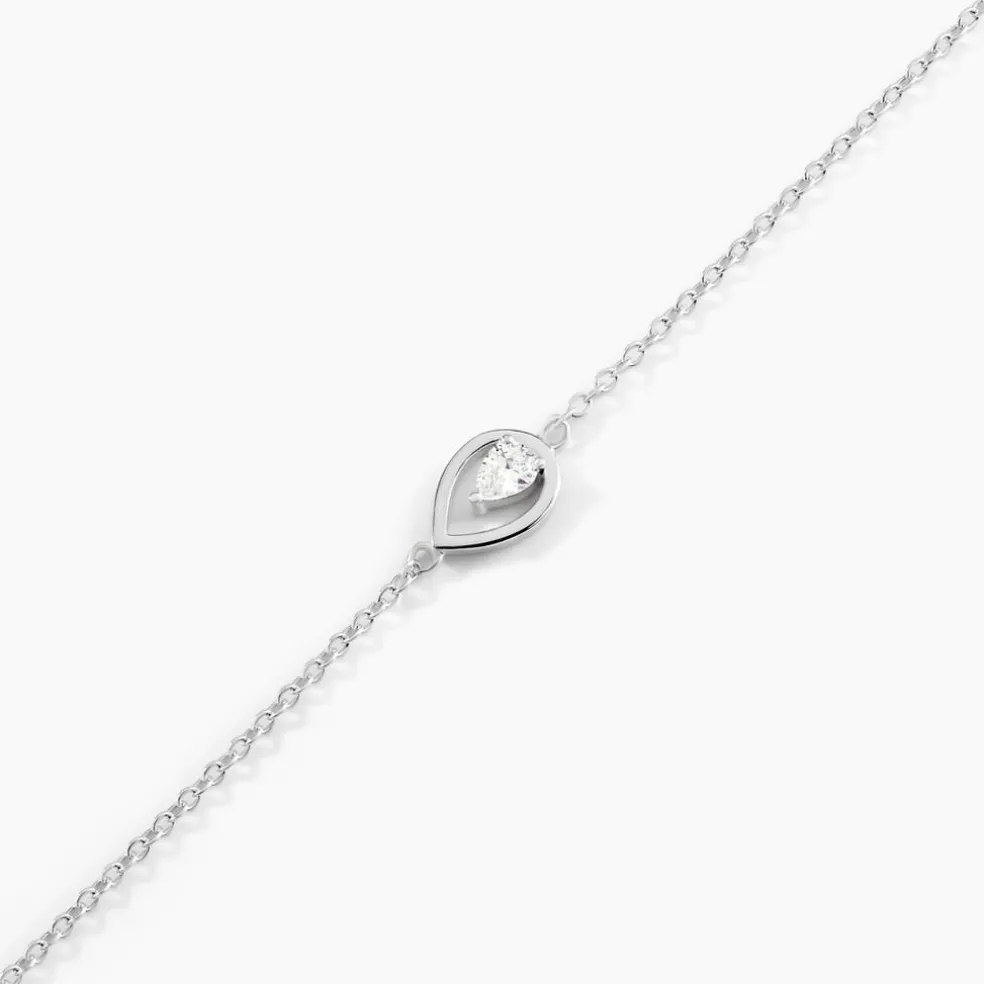 Bracelet Argent Temusio Oxydes De Zirconium
