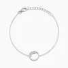 Bracelet Argent Ursine Oxydes De Zirconium