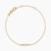 Bracelet Aura Plaqué Or Jaune Oxyde De Zirconium