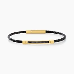 Bracelet Bellagio Acier Bicolore Oxyde De Zirconium