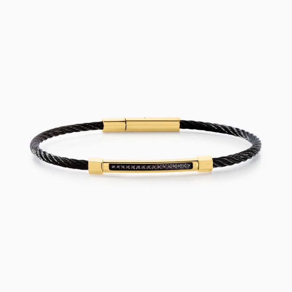 Bracelet Bellagio Acier Bicolore Oxyde De Zirconium