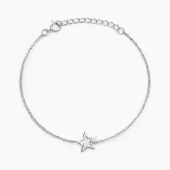 Bracelet Bess Argent Blanc