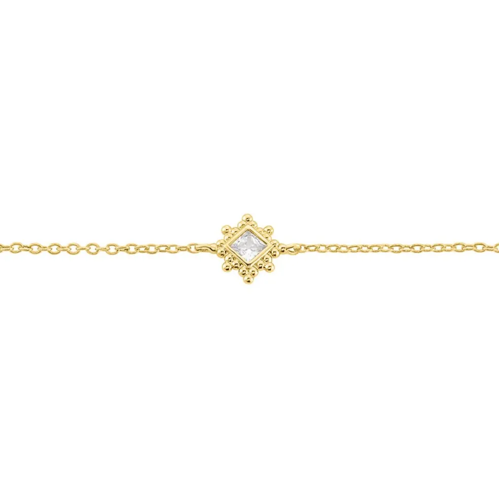 Bracelet Bobbie Plaqué Or Jaune Oxyde De Zirconium