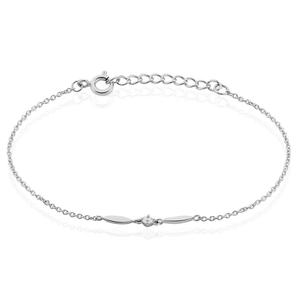 Bracelet Bormana Argent Blanc Oxyde De Zirconium