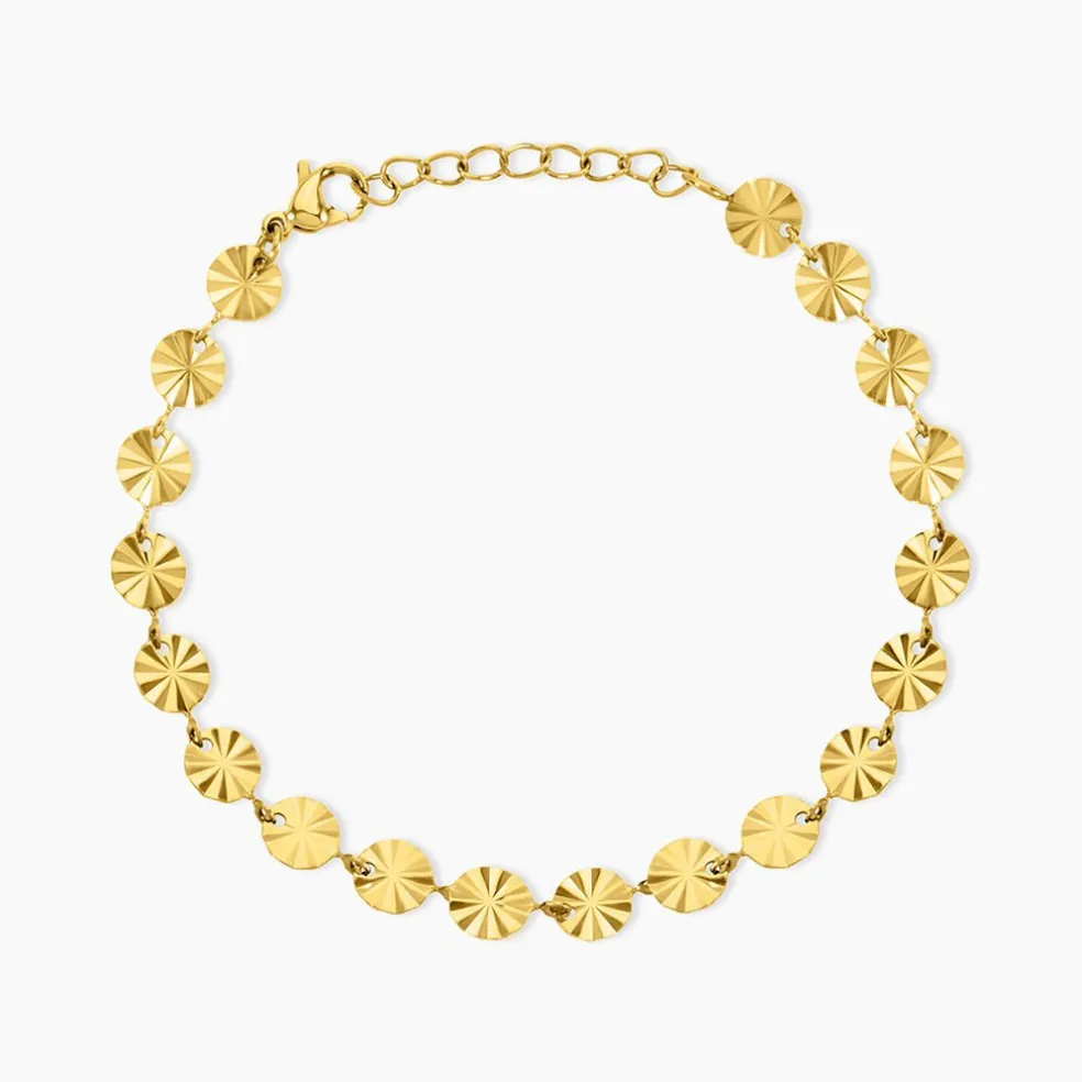 Bracelet Calliandra Acier Jaune