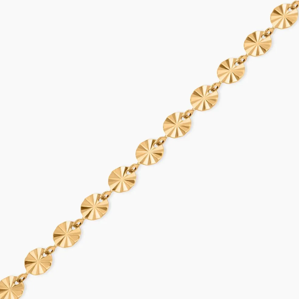 Bracelet Calliandra Acier Jaune