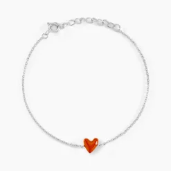 Bracelet Candies Argent Blanc
