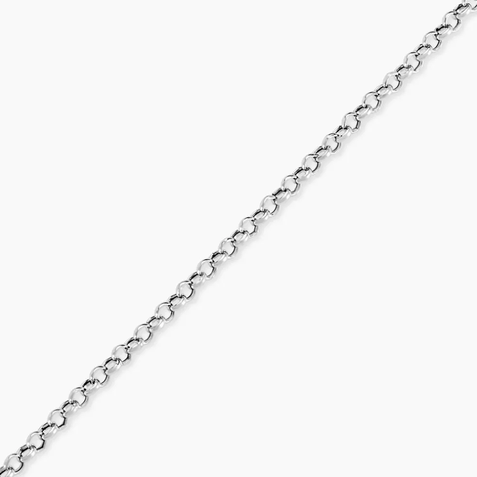 Bracelet Carola Maille Jaseron Argent Blanc