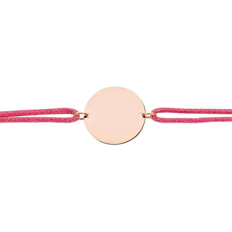 Bracelet Helenia Pastille Gravable Or Rose