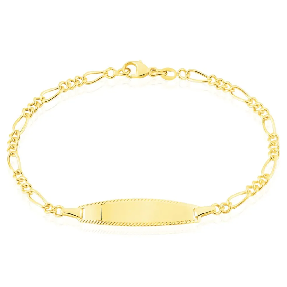 Bracelet Identité Bartolomee Or Jaune