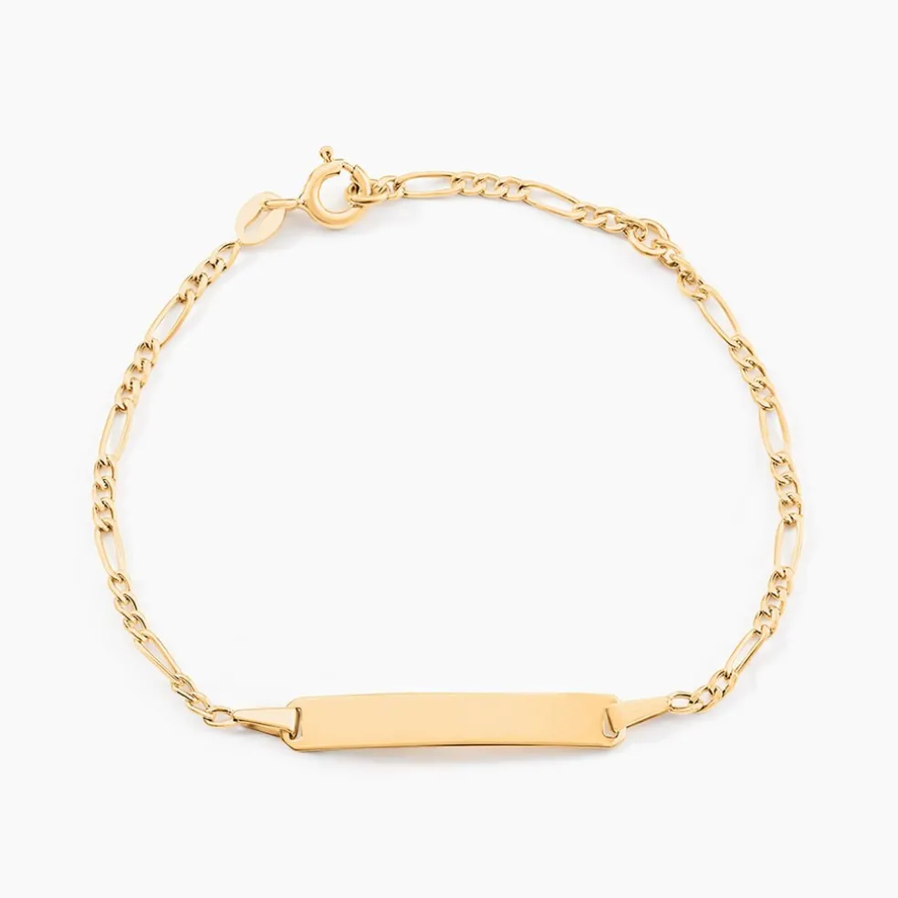 Bracelet Identité Bébé Bartolomee Or Jaune