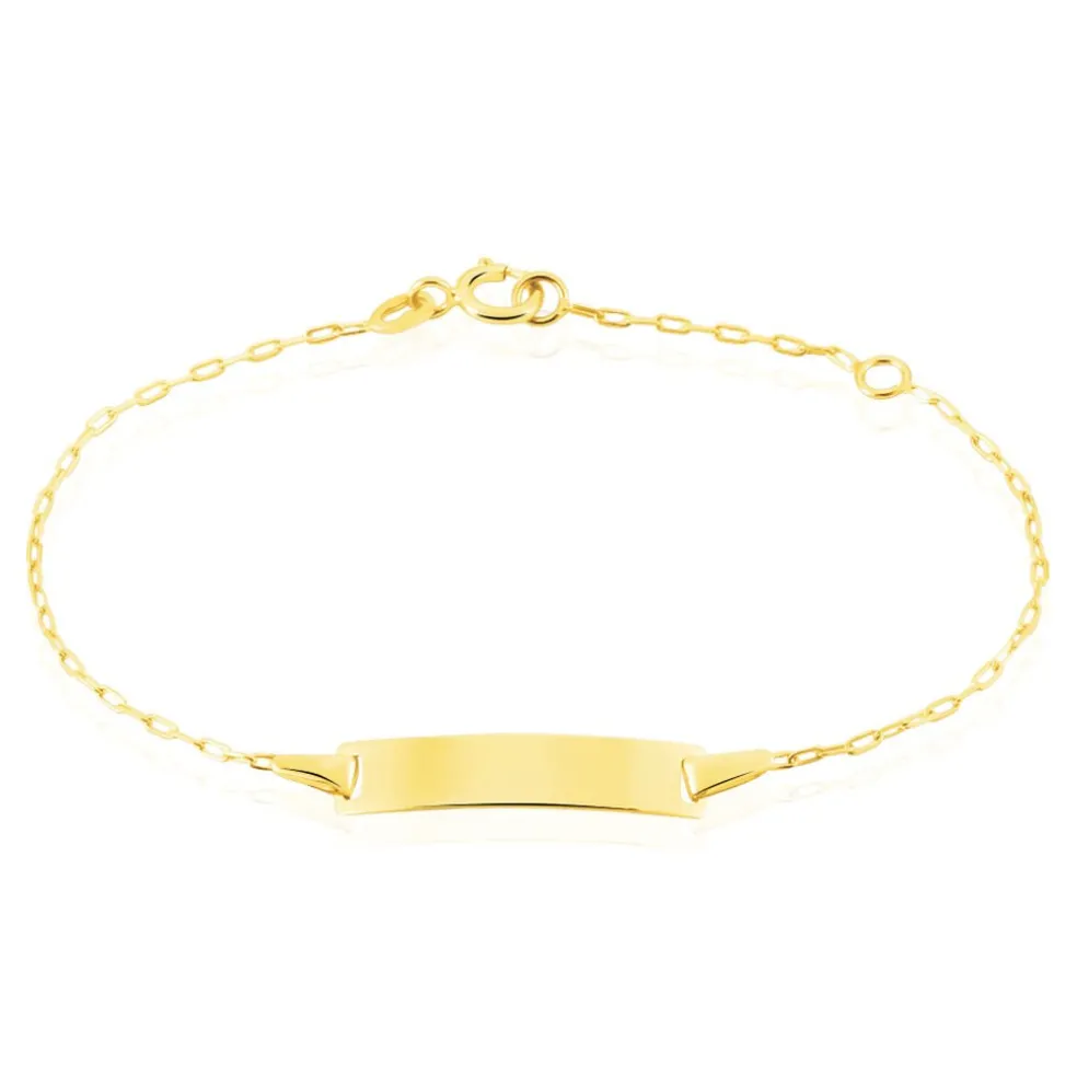 Bracelet Identité Gaspardine Maille Forçat Or Jaune