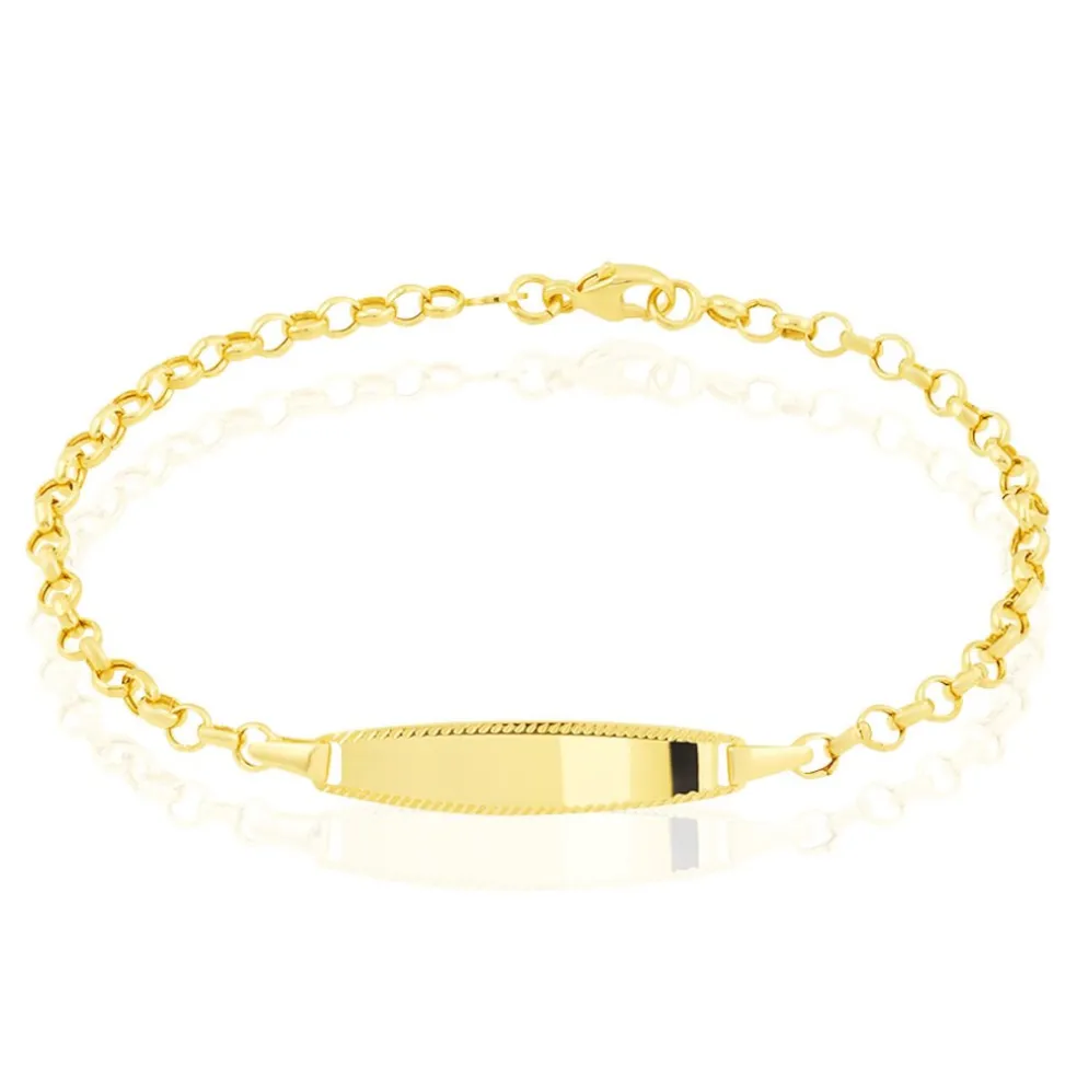 Bracelet Identité Marcel Maille Jaseron Or Jaune