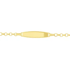Bracelet Identité Marcel Maille Jaseron Or Jaune