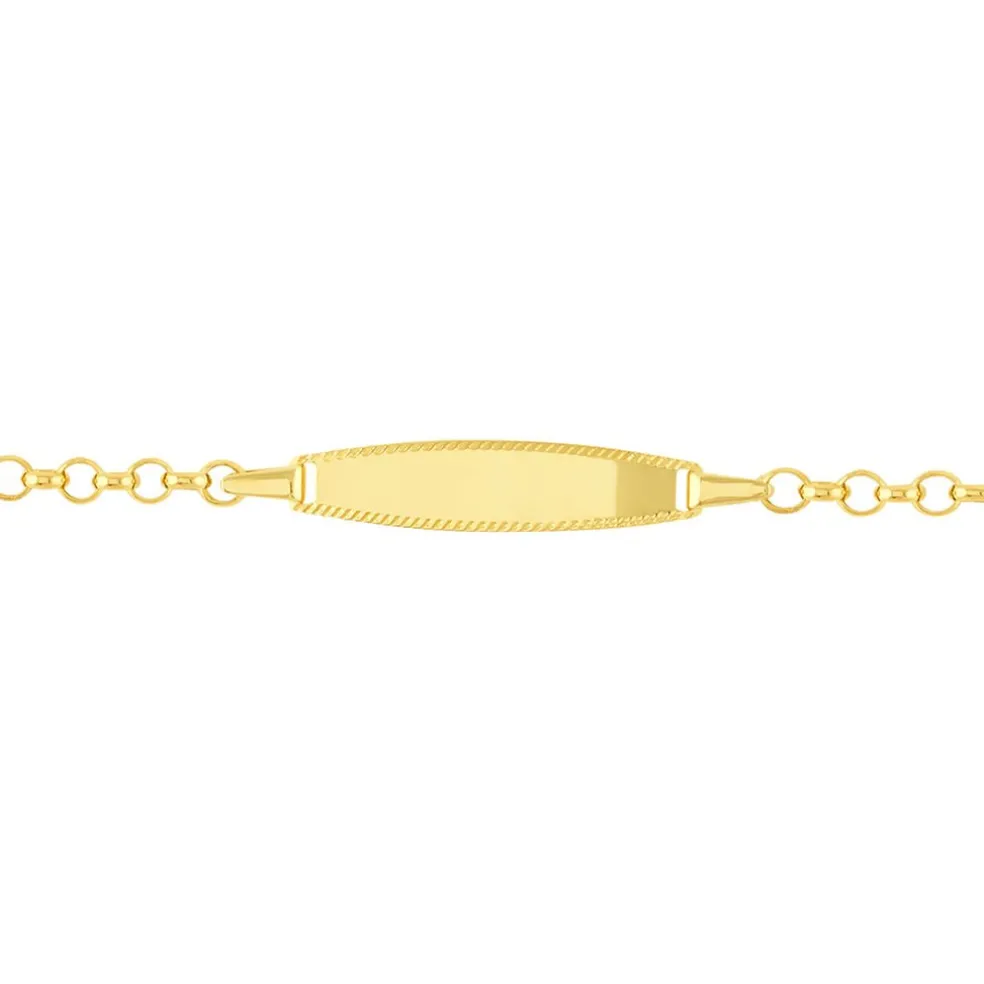 Bracelet Identité Marcel Maille Jaseron Or Jaune