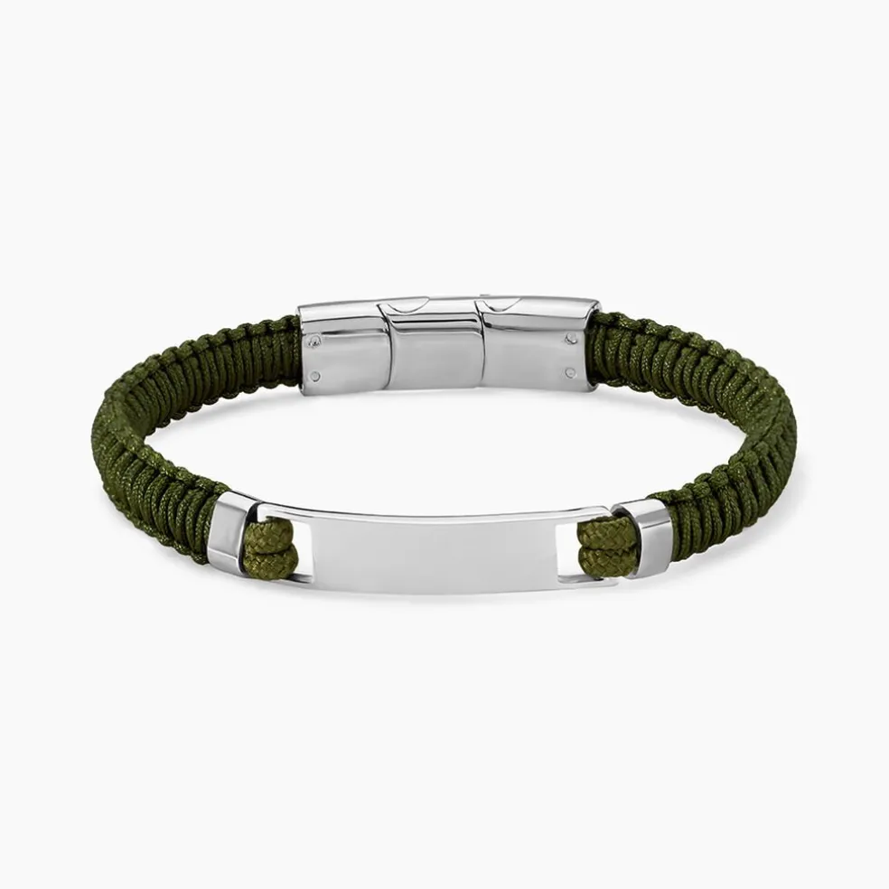 Bracelet Identitée Jourdan Dikeledi Acier Argenté