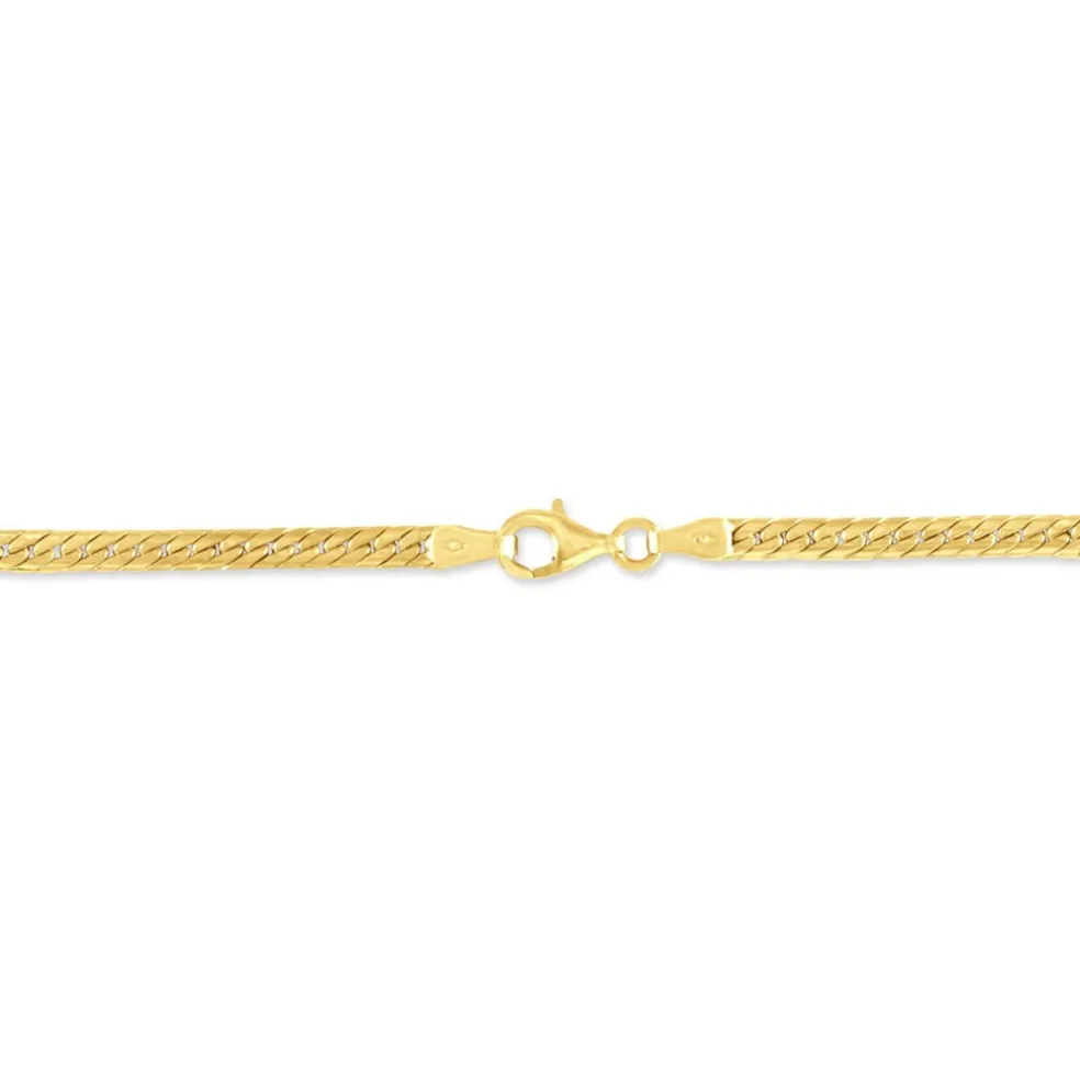 Bracelet Izel Maille Anglaise Or Jaune