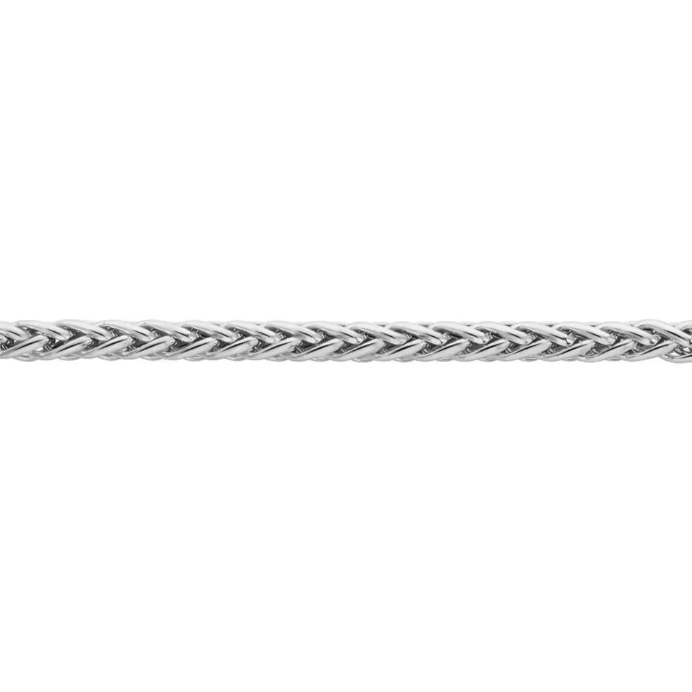 Bracelet Jany Maille Palmier Or Blanc