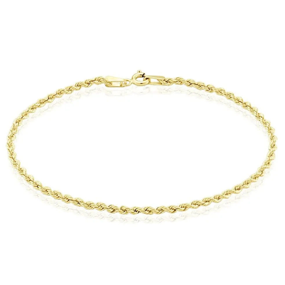 Bracelet Jerry Maille Corde Or Jaune