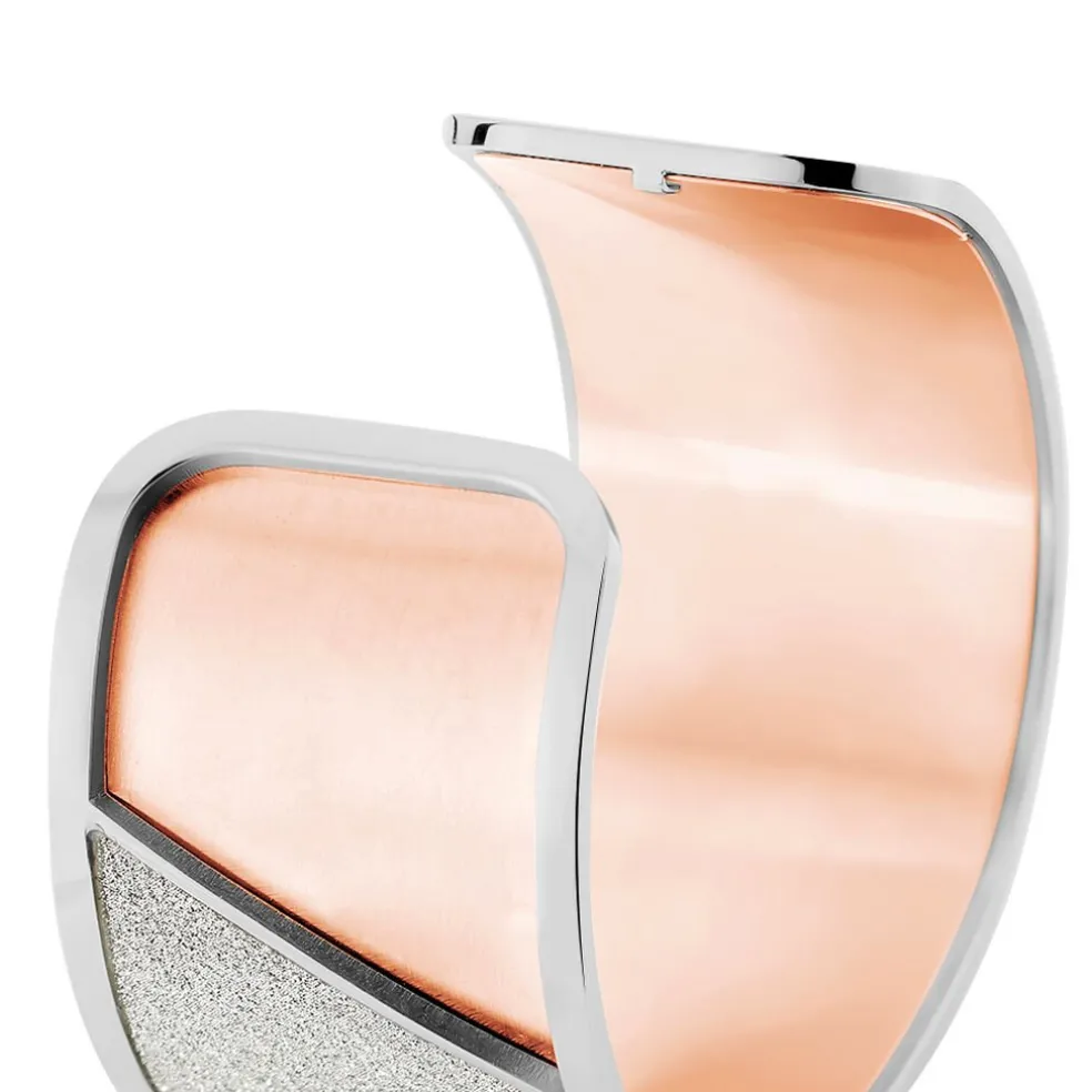 Bracelet Jonc Andrina Acier Blanc