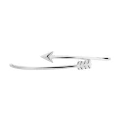 Bracelet Jonc Fabienna Argent Blanc