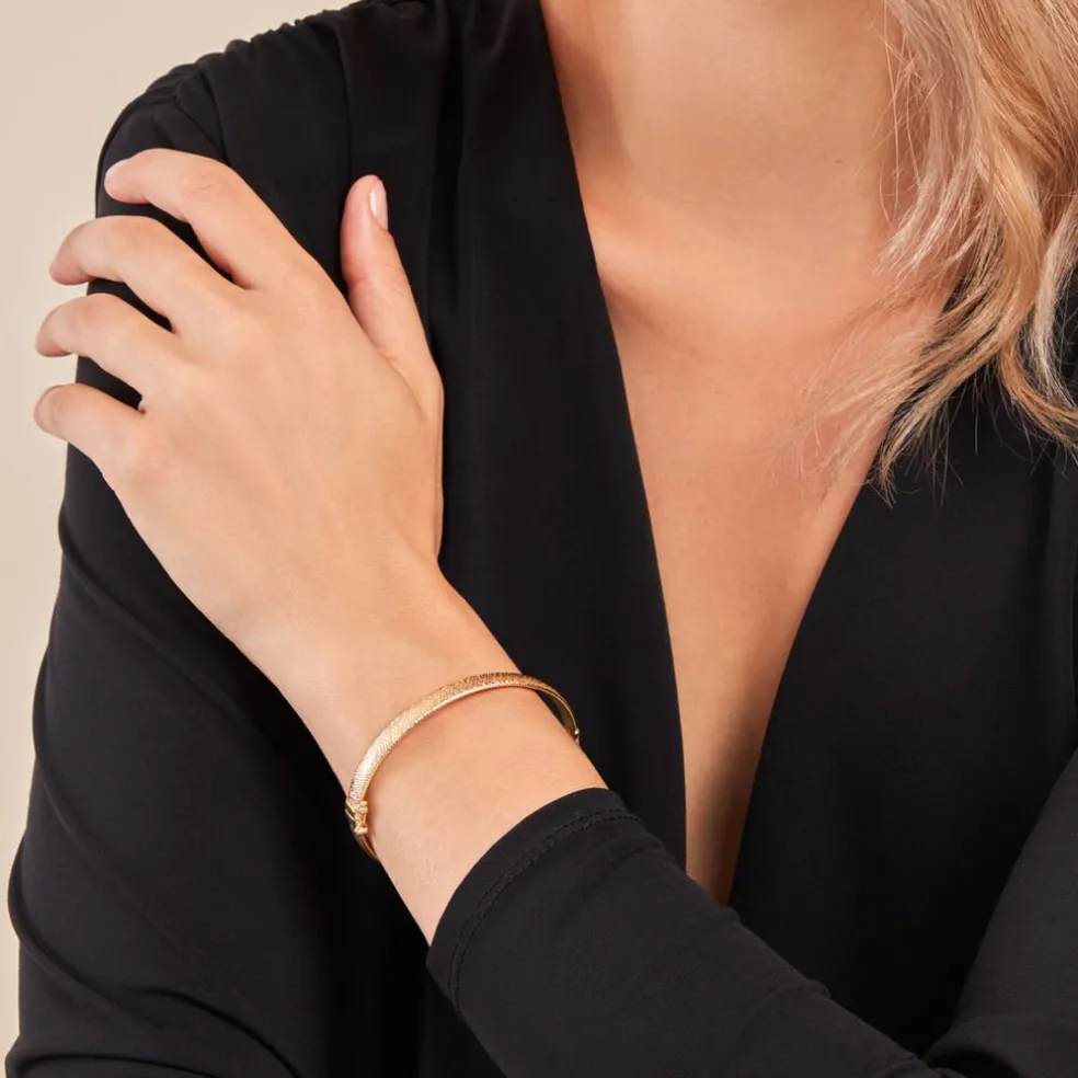 Bracelet Jonc Martela Or Jaune