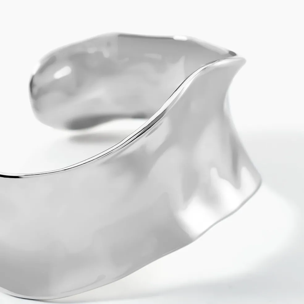 Bracelet Jonc Perfect Match Acier Blanc